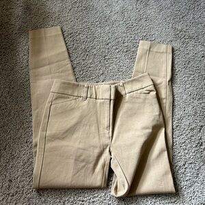 NWT New York & Company tan ankle length stretch pants